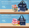 Wholesale Leakproof Travel Office School Thermal Insulated Bag Drinks Beer Cans Aluminum Foil Cooler Bag Insulation Bag for Food
