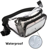Waterproof transparent PVC waist pack sport cheap clear fanny pack bum bag for men women