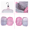 Portable Travel Folding Cosmetic Bag Hanging Toiletry Storage Bag Makeup Organizer Make Up Holder With Hook