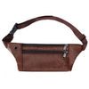 Custom Brand Belt Purse Waist Bag Waterproof Running Fanny Pack PU Leather Bum Bag for Men Women