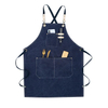 Top quality factory price waxed cotton canvas apron for adults wholesale chef apron for men women