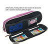Custom Private Label Essential Oil Travel Carrying Bag Small Double Compartment Makeup Clutch Bag