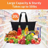 Wholesale Large Capacity Thermal Insulated Shopping Tote Bag Customized Waterproof Cooler Bag