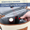 Waterproof 2 Bottle Wine Carrier Bag Tote Insulated Champagne Tote Sling Bag Portable Reusable Ice Wine Cooler Bag