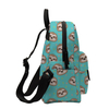 Green Polyester Cute Custom Cartoon Waterproof Popular Kid Book Bag School Bags Backpack For Girls