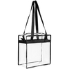 Clear Stadium Approved Clear Tote Bag with Zipper Closure