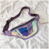 Clear PVC Holographic Fanny Pack Waist Bag Reflective Transparent Laser Hip Bag Custom