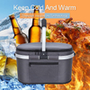 Extra Large Insulated Picnic Basket Cooler Bag Thermal Bags for Food Insulated Grocery Shopping Cooler Lunch Bag