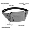 Luxury Waterproof Travel Sports Running Bum Belt Cross Body Sling Shoulder Bag Unisex Fanny Pack Waist Bag for Men