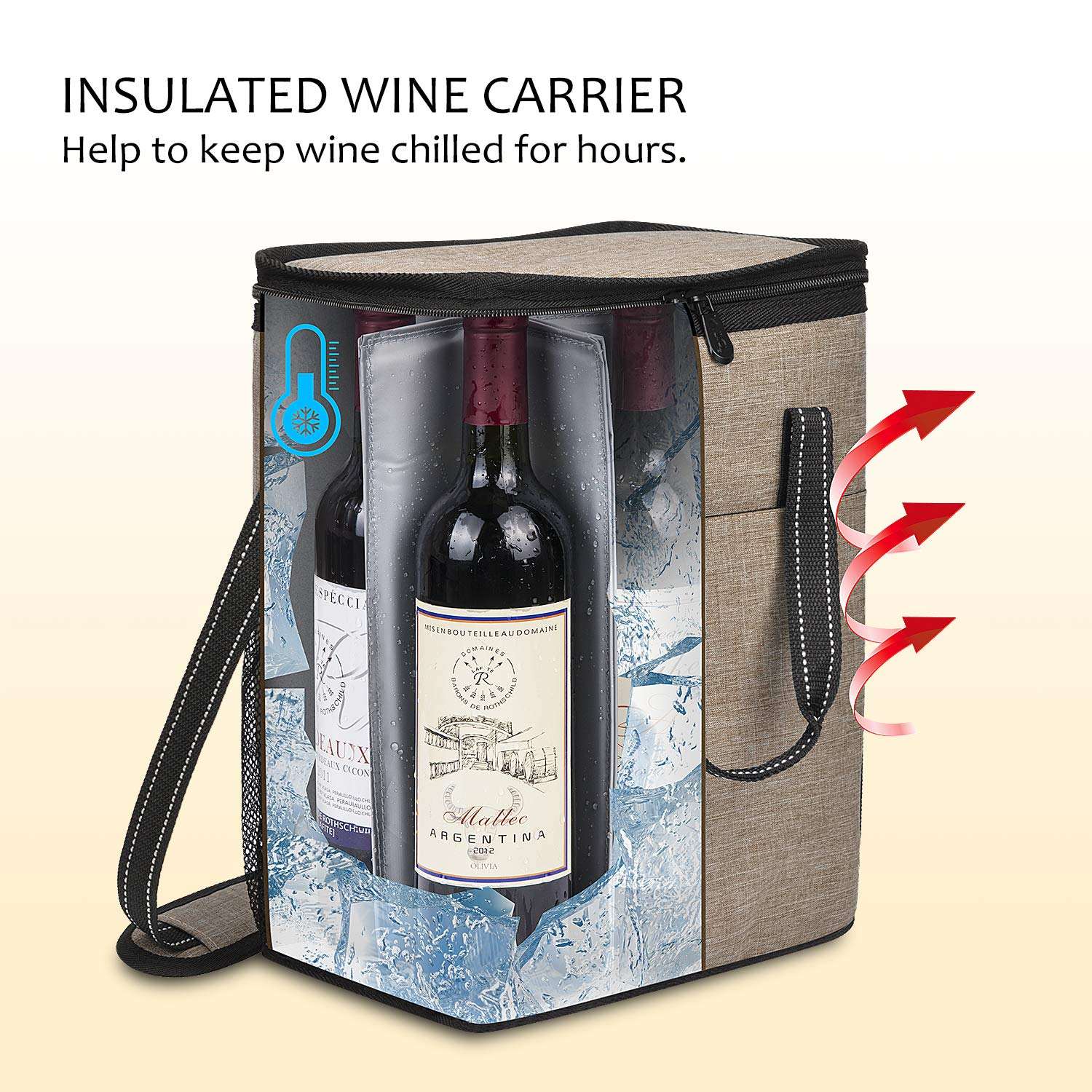wine picnic cooler bag