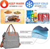 Outdoor hand held multifunctional custom logo waterproof wholesale portable design soft insulated lunch cooler tote bag