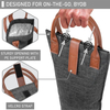 Outdoor wholesale portable hand held waterproof high quality insulated cooler carrier tote bag for wine single