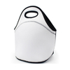 Custom Design White Neoprene Kids Blank Sublimation Insulated Lunch Tote Bag Portable Lunch Cooler Bag