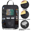 Storage Backseat Car Rear Seat Organizer Back Seat Car Baby Kick Mats With Touch Screen Tablet Holder And 5 Storage Pockets