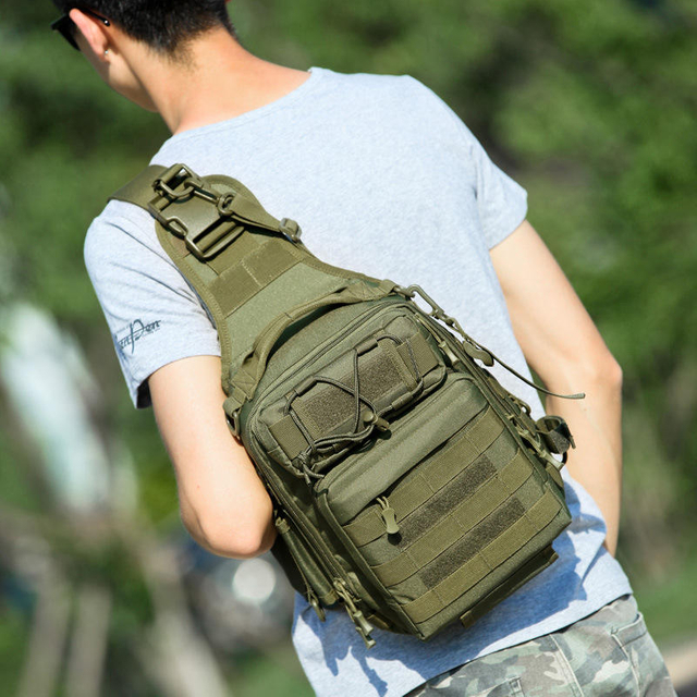 outdoor fishing bag with rod holder 900D durable fishing tackle backpack storage bag multifunctional one shoulder backpack