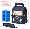 Double Layer Breastmilk Travel Cooler Bag Insulated Breast Pump Bag Backpack Baby Bottle Breast Milk Cooler Bag