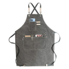 Heavy Duty Canvas Leather Welding lead Work long butchers Aprons with Logo Custom in Cotton Cooking kitchen aprons with pockets