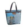 Portable Mesh Tote Bag Lightweight Net Toiletry Bag Mesh Cosmetic Bag for Travel Beach