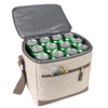 Logo printing 12 cans leak proof lunch wine cooler bag beer golf thermal insulated picnic bag for travel camping