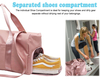 Tote Gym Weekender Bag with Shoes Compartment And Large Wet Pocket for Beach Swim Workout Sport Travel Weekend