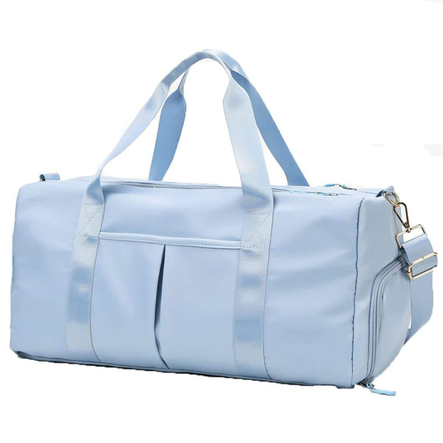 Travel Duffel Bag Sports Tote Gym Bag, Shoulder Weekender Overnight Bag for Women