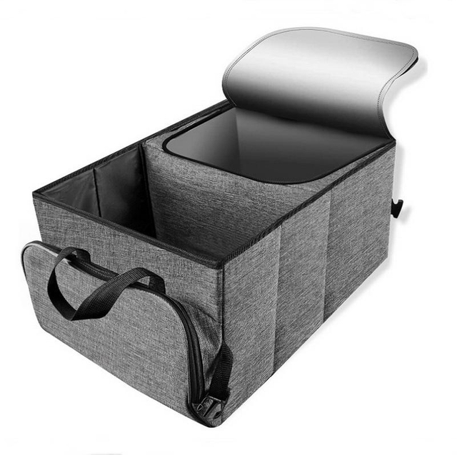2022 New Products Vehicle Folding Car Trunk Organizer With Totes Product