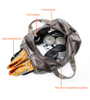 Leather Duffle Travel Weekend Customized Duffle Gym Sling Crossbody Bag Men Sports Bag with Shoe Compartment