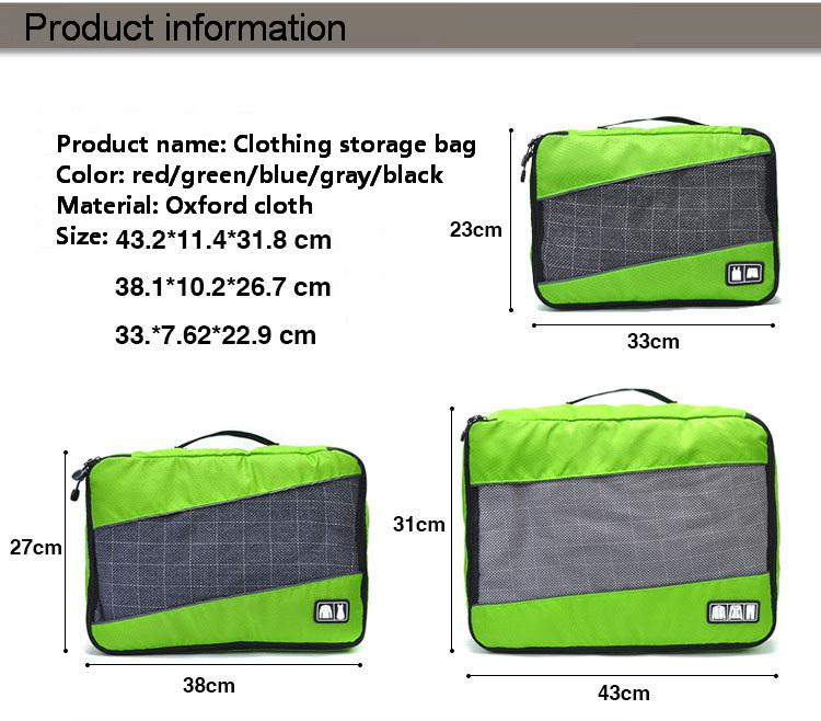 3 Set Travel Storage Bag Product Details