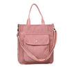 Wholesale Women Crossbody Shoulder Bags for Girls Sublimation Corduroy Tote Designer Handbags with Adjustable Shoulder Strap