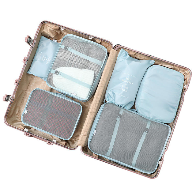 Multi-functional Thickening Luggage Storage Bag 6 Sets Waterproof Travel Storage Bag