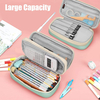 Pencil Case Large Capacity Pencil Box Pen Pouch Stationery Storage Organizer for Teen Girls Boys Kids Office School Supply