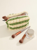 Girls Sweet Candy Color Sample Size Pouch for Cosmetic Pouch Cosmetic Storage Bag with Bubble Fold