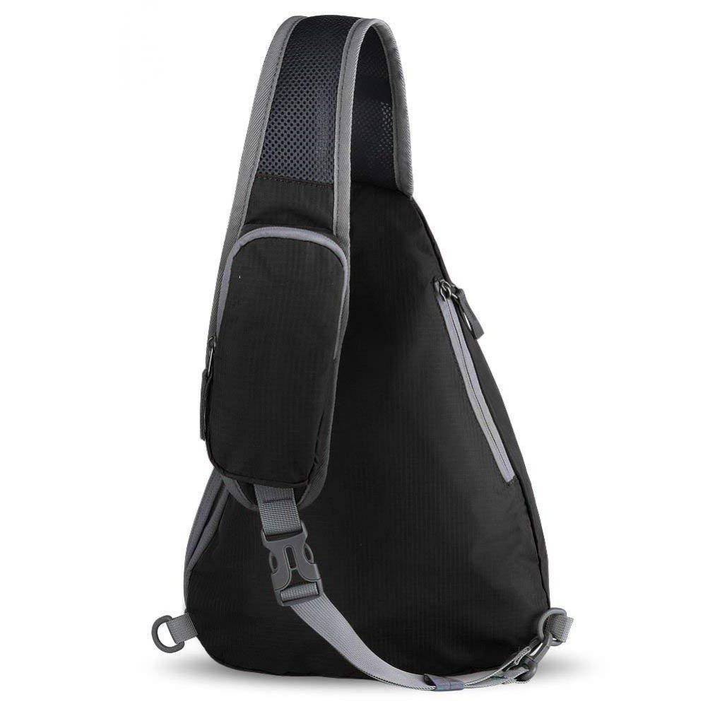 Lightweight Sling Foldable Chest Backpacks Bags Crossbody Shoulder Triangle Packs