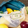 Eco-friendly RPET, RPET Mesh Reusable Produce Bag