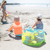 Outside Durable Anti Sand Beach Toy Storage Bag Large Clear Folding Tote Mesh Bag Beach Toy Mesh Bag for Boy