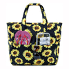 Fashion Leopard Printing Multi-pocket Functional Beach Tote Bag Large Capacity Women Travel Gym Handbag