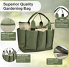 Garden Tool Bag, Canvas Heavy-duty Garden Tote With Pockets Large Organizer Bag Carrier Gardening Storage Tote