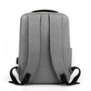 Business Style Water Resistant College School Book Bag Laptop Backpack With USB Charging Port