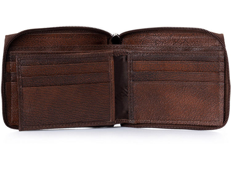 New pure leather wallet for men vintage men's credit card holder wallet wholesale