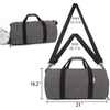 Wholesale Canvas Weekender Duffel Bag Men Sports Travel Outdoor Black Duffle Bag