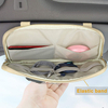 Multi Function Car Documents And Card Pouch For Visor Custom Leather Trunk Car Sun Visor Organizer Storage Bag Pocket