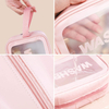 Large Travel Make Up Organiser Clear Toiletry Bag PVC Wash Bag with Handles for Women Kids