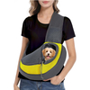 Breathable Mesh Pet Carrier Sling Pet Cat Carry Crossbody Dog Walking Bags for Dog with Non-Slip Shoulder Strap