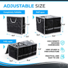 Large Capacity Drive Auto Cargo Storage Box Truck Accessories Organizer Oxford 1680D Car Trunk Organizer with Cooler Bag
