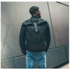 Recycled RPET Backpack For Men Custom Logo Waterproof Casual Sport Travel Hiking Roll Top Backpack