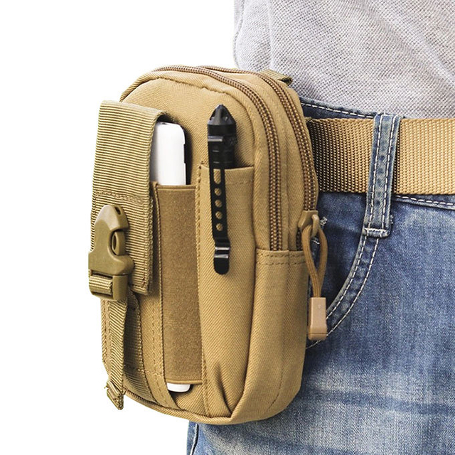 Wholesale Pouch Multipurpose Utility Belt Waist Bag for Men with Cell Phone Holder