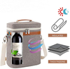 High Quality 6 Bottle Insulated Wine Tote Bag, Travel Padded Wine Carrier Cooler with Corkscrew Opener