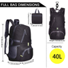 35L Waterproof Hiking Backpack Lightweight Packable Travel Foldable Daypack