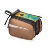 Vintage PU Leather Bicycle Phone Holder Bag Waterproof Frame Top Tube Bags With Custom Logo For Cycling