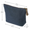 Promotion Canvas Large Makeup Bag Pouch Purse Cosmetic Organizer Toiletry Bag For Women